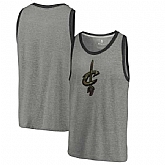 Cleveland Cavaliers Fanatics Branded Camo Collection Prestige Tri-Blend Tank Top - Heathered Gray,baseball caps,new era cap wholesale,wholesale hats